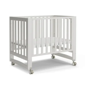 6-in-1 Portable Mini Crib with Mattress