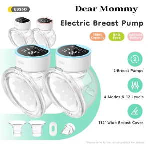 2Pcs Breast pumps electric breast pump