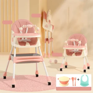 Foldable 4-in-1baby high chair