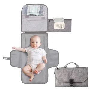 Portable diaper travel changing kit