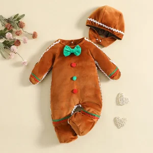 Baby Gingerbread Costume Boy Girl