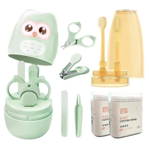 Tongue Cleaner With Gum Brush & Nail Trimmer Set