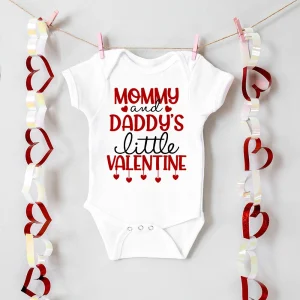 Valentine Print Baby Valentine's Day Infant Romper