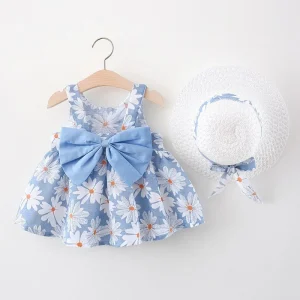 Fashion Dress Hanging Strap Big Bow Princess Dress